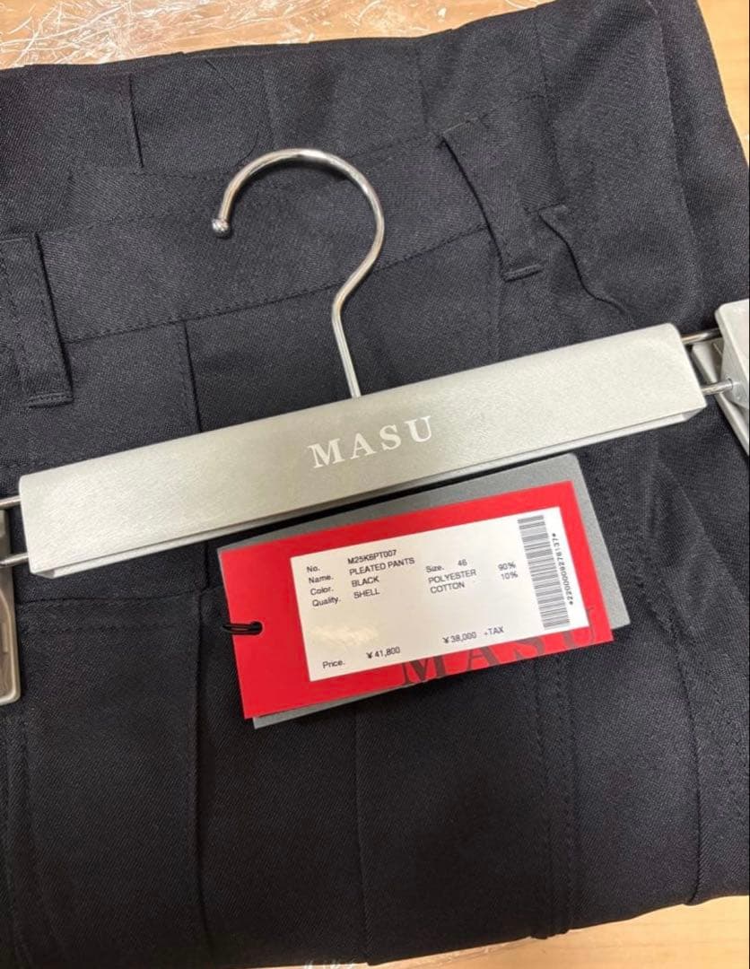 MASU PLEATED PANTS サイズ46