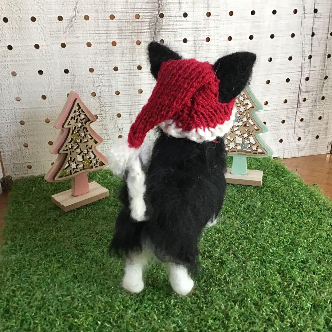 羊毛フェルト チワワ パピー（ブラック&タン）