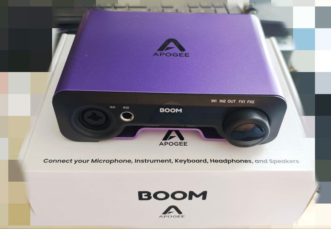APOGEE BOOM オーディオインターフェイス パープル