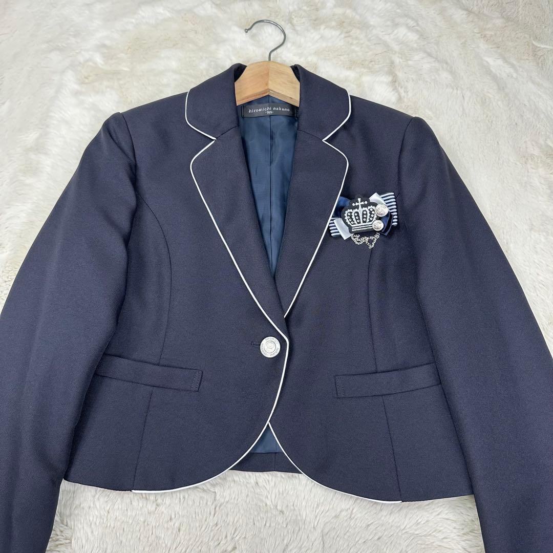 ✨美品✨ヒロミチナカノ 卒業式 女の子 スーツ 2点セット 165 エンブレム付