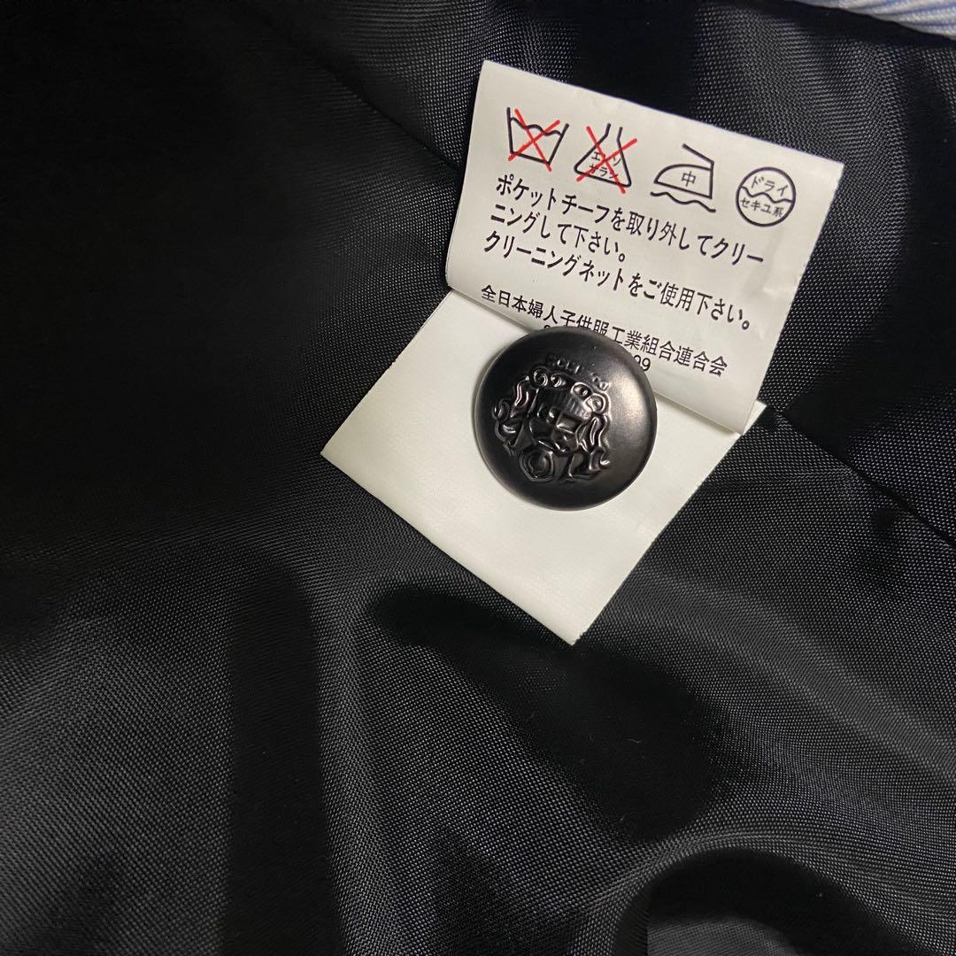 極美品　ELLE EN NOIR 男の子　スーツ ストライプ160 卒業式　入学