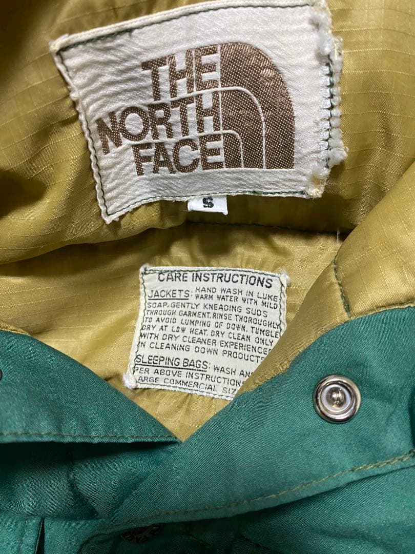ノースフェイス ダウンシャツ ヴィンテージ 茶タグ 70s 80s