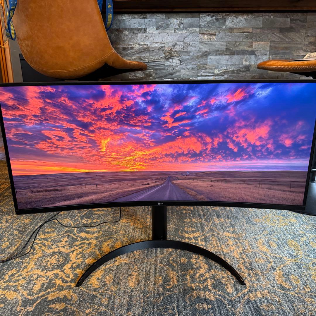 【美品】LG 34インチウルトラワイド湾曲モニタ1ms 160Hz HDR