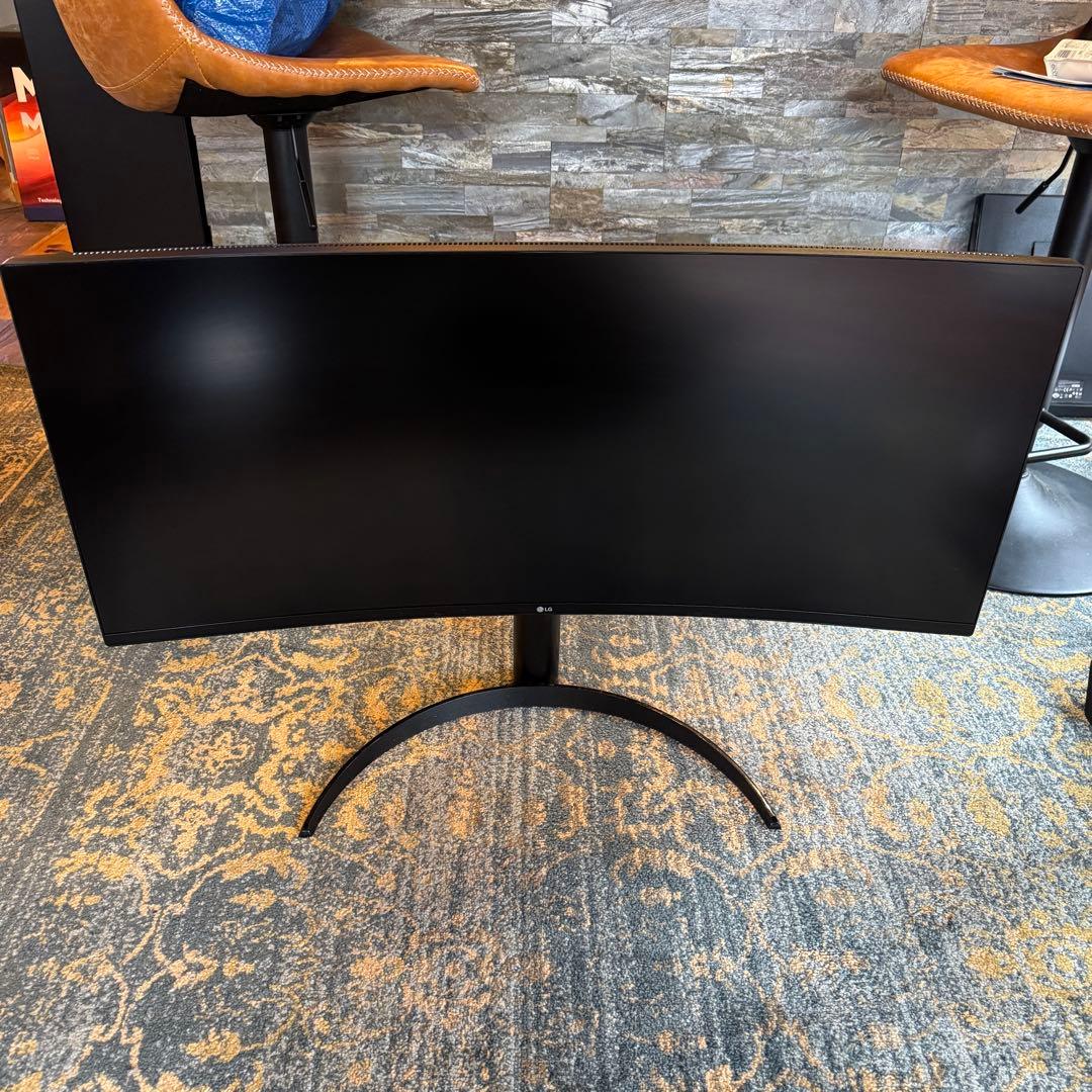 【美品】LG 34インチウルトラワイド湾曲モニタ1ms 160Hz HDR