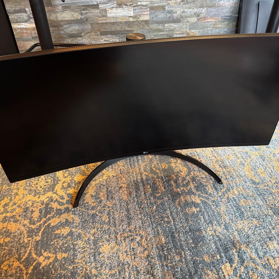 【美品】LG 34インチウルトラワイド湾曲モニタ1ms 160Hz HDR
