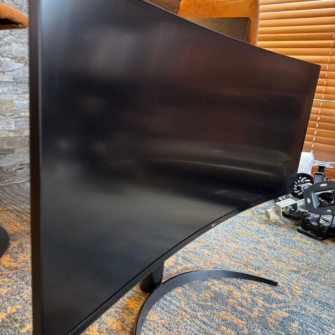 【美品】LG 34インチウルトラワイド湾曲モニタ1ms 160Hz HDR