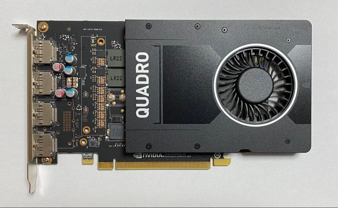 【動作確認済み】NVIDIA Quadro P2000 グラフィックボード