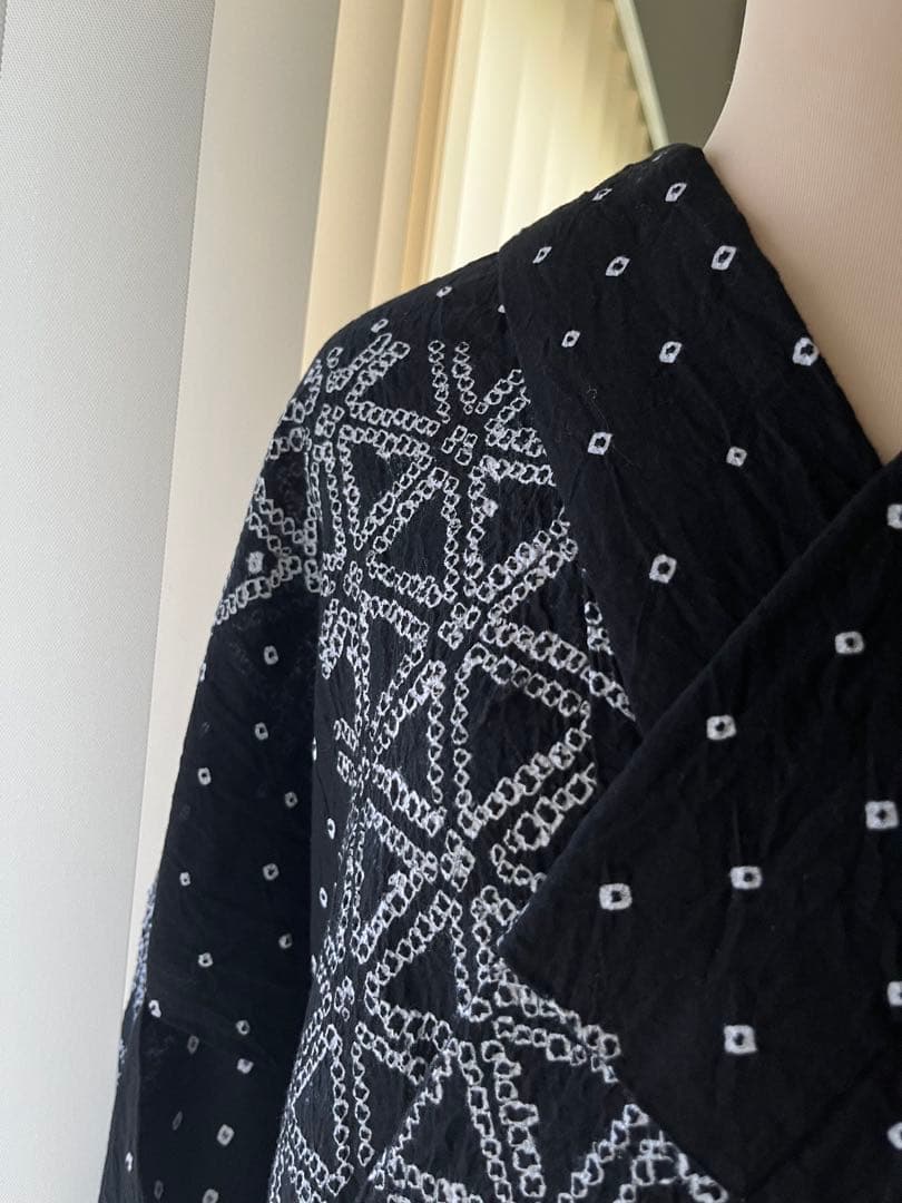 絞り浴衣✴︎雪印