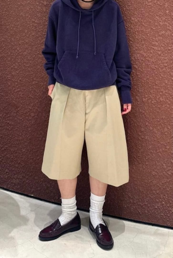 新品　＜6(ROKU) ＞コットン チノ ショートパンツ