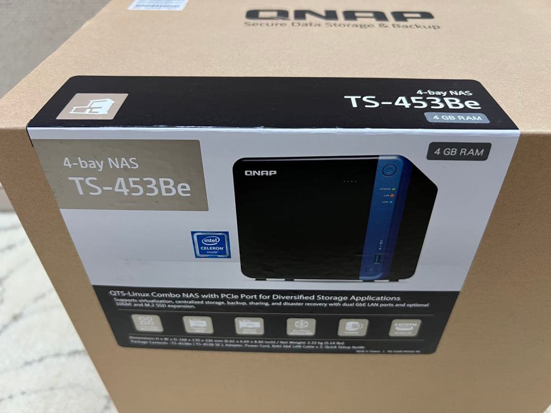 新品未開封！ QNAP TS-453Be NAS本体