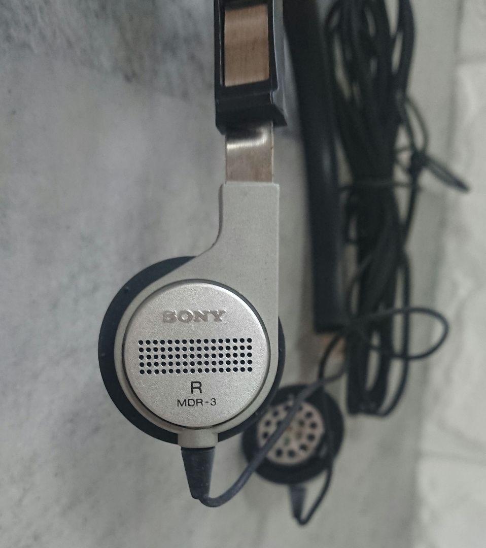 SONY ステレオ ヘッドホン MDR-3 動作品