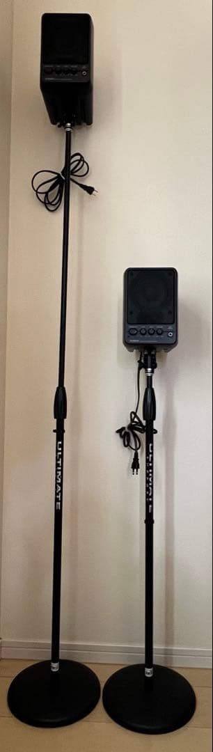 ★動作品YAMAHA MS101-3モニタースピーカーultimateスタンド付