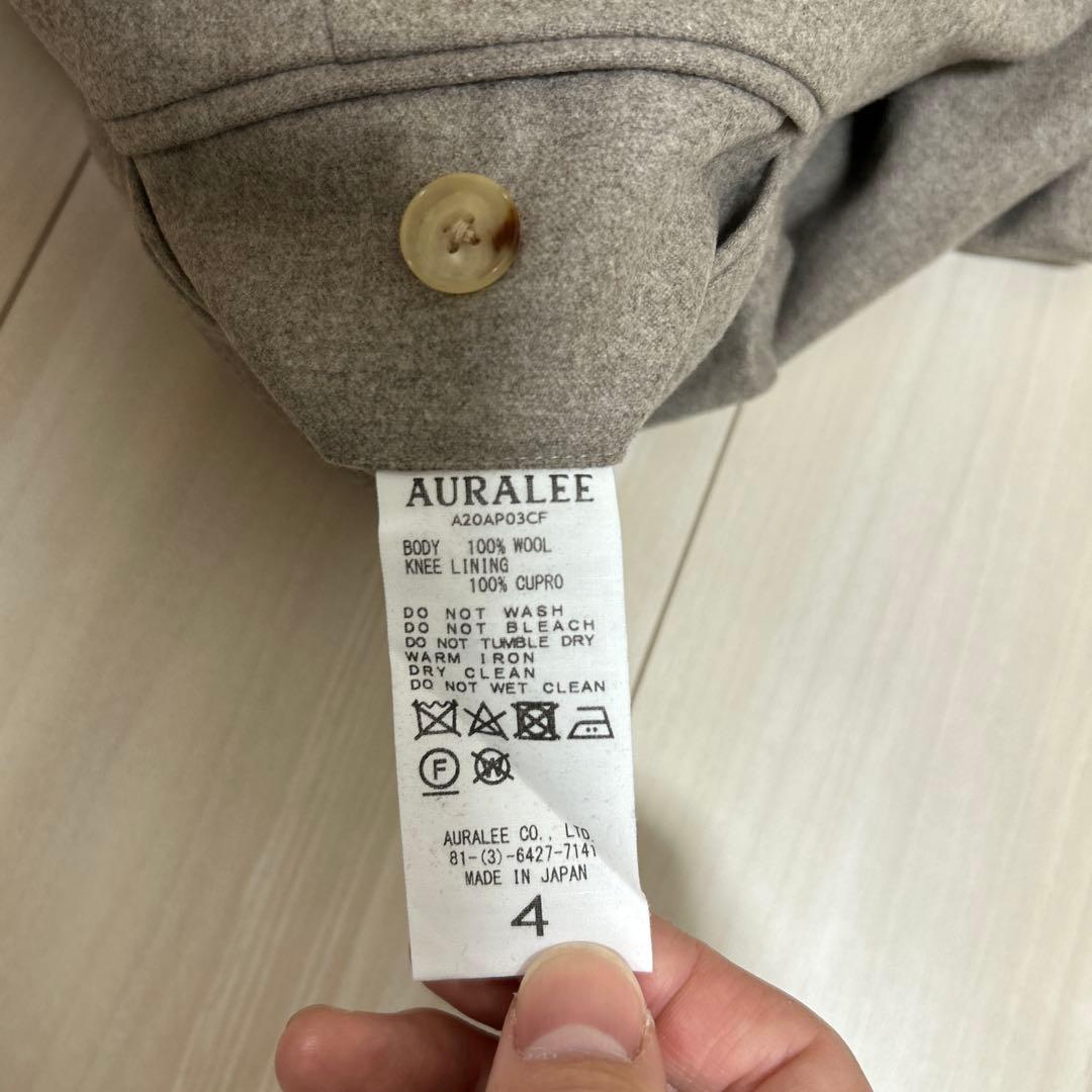 オーラリー　スラックス　パンツ