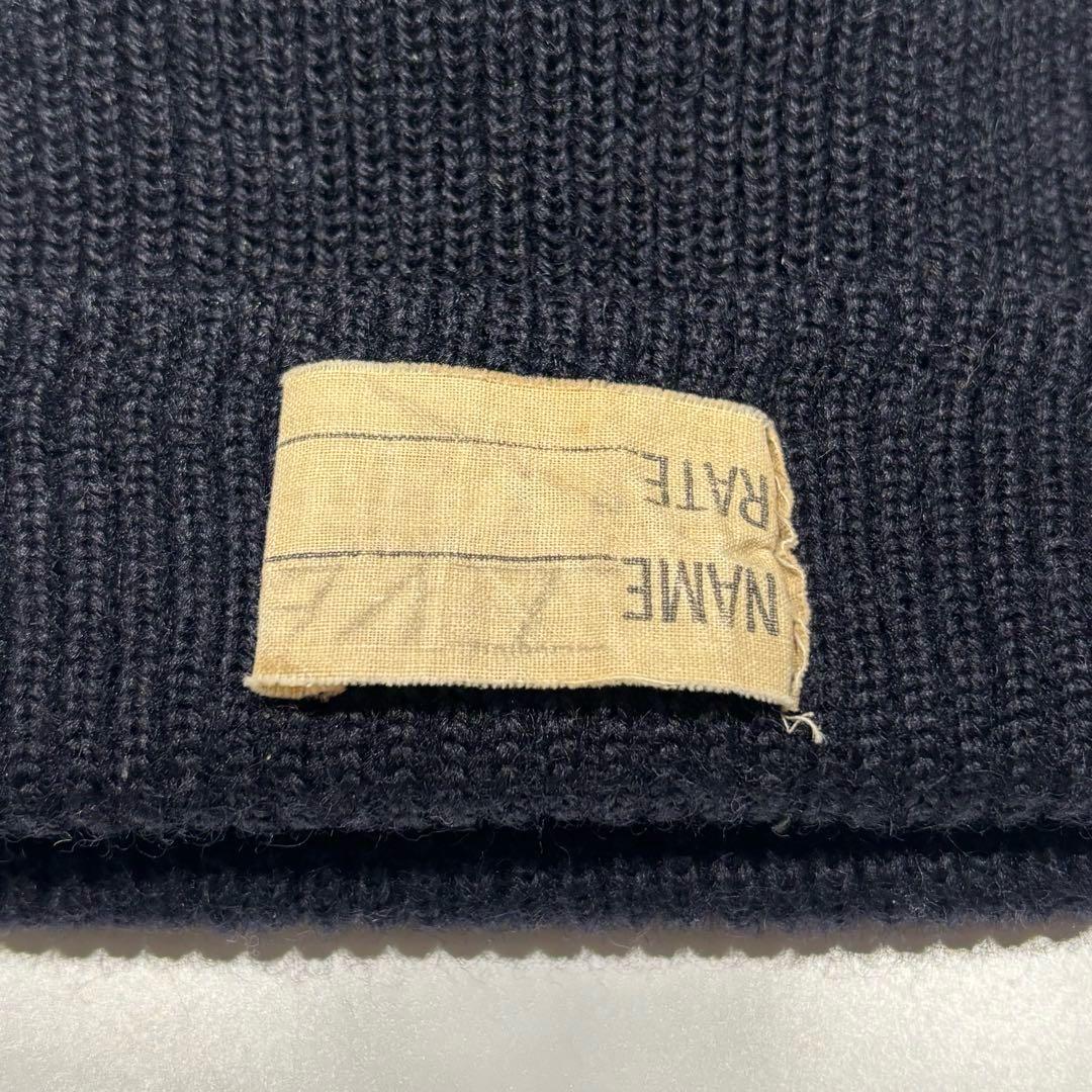 希少❗️早い者勝ち‼️40's US NAVY ウォッチキャップ ニット帽 美品