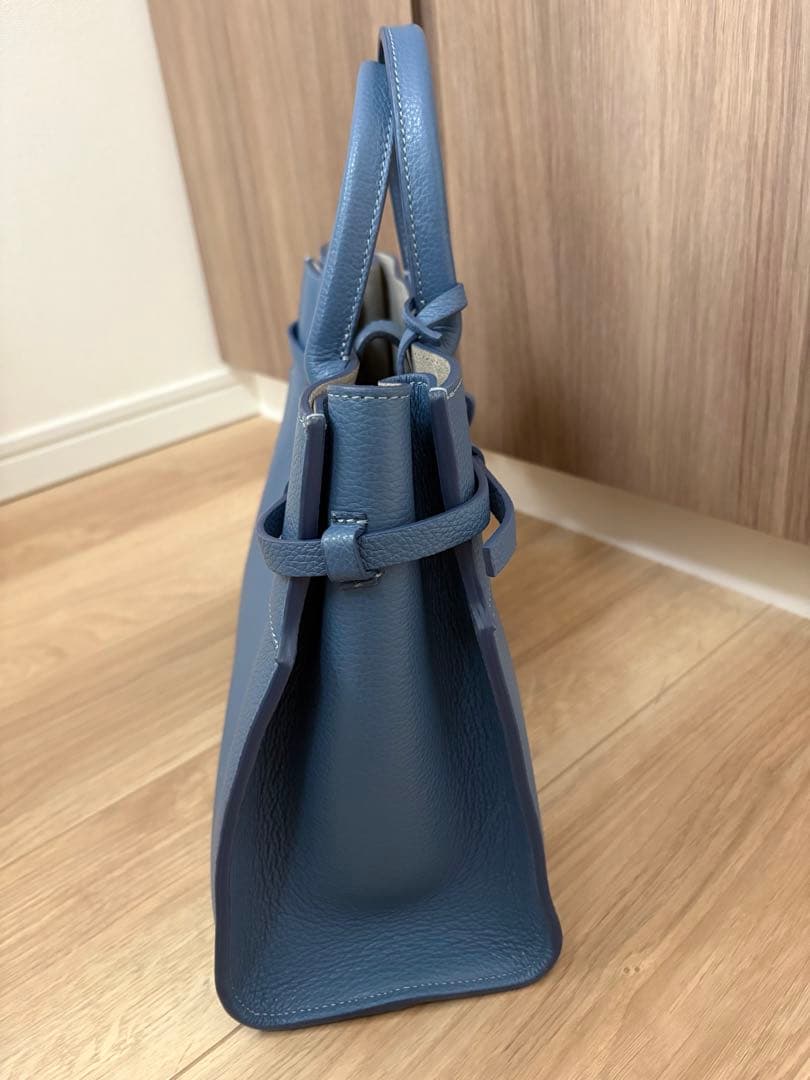 CHRISTIAN VILLA ブルー トートバッグ