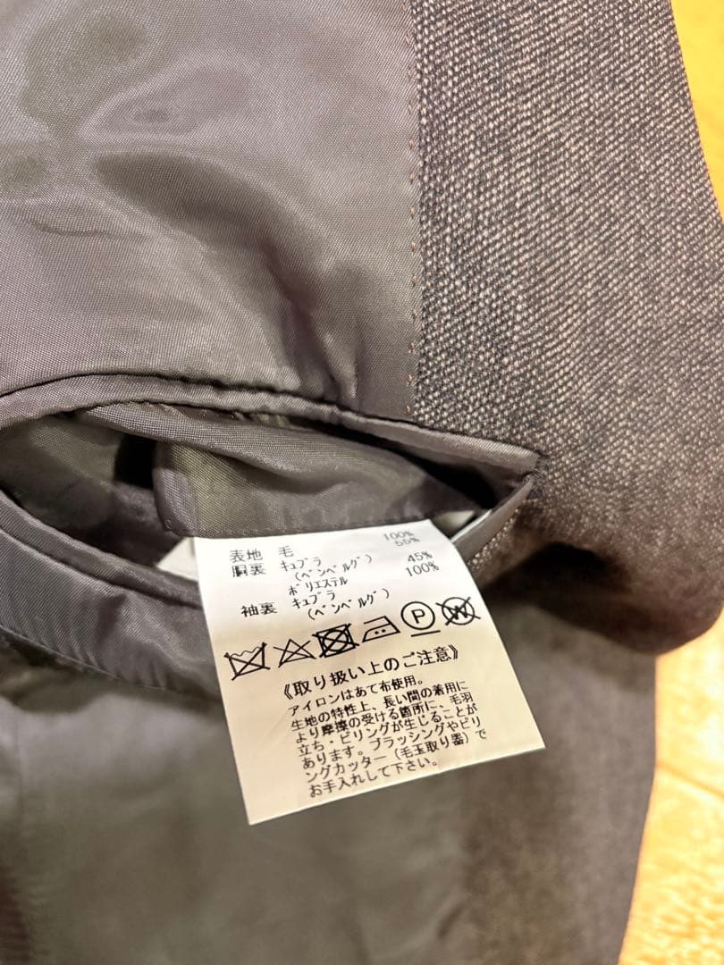 未使用　ダーバン　ウールツイード　セットアップ　日本製　スーツ　A5 ブラウン