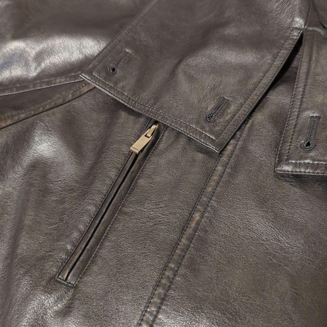 Ameri　USED LIKE SYNTHETIC LEATHER JACKET