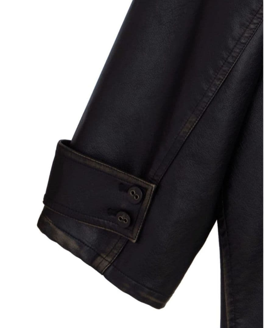 Ameri　USED LIKE SYNTHETIC LEATHER JACKET