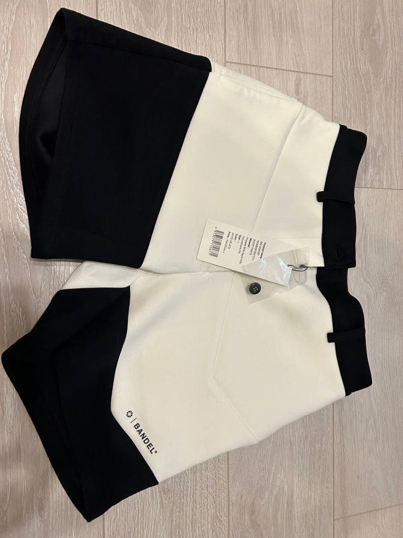 Lemon レディースパンツホワイト/ブラック