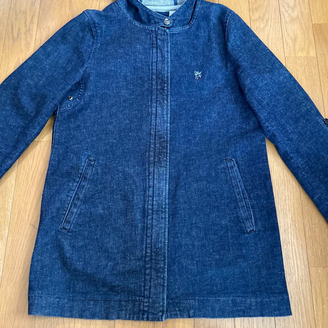 NON NO フード付きデニムジャケット（M）