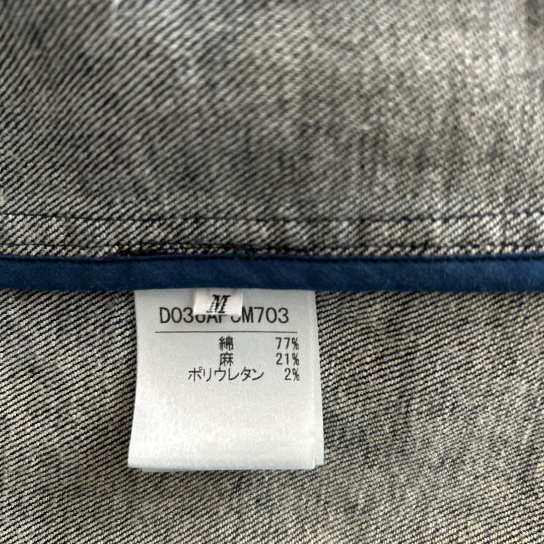 NON NO フード付きデニムジャケット（M）