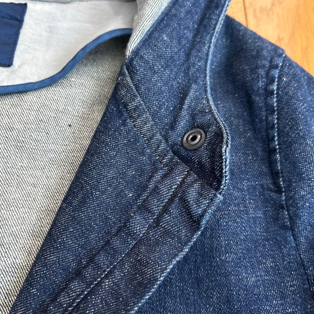 NON NO フード付きデニムジャケット（M）