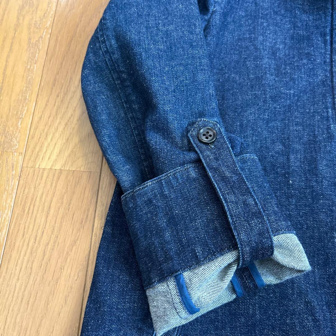 NON NO フード付きデニムジャケット（M）