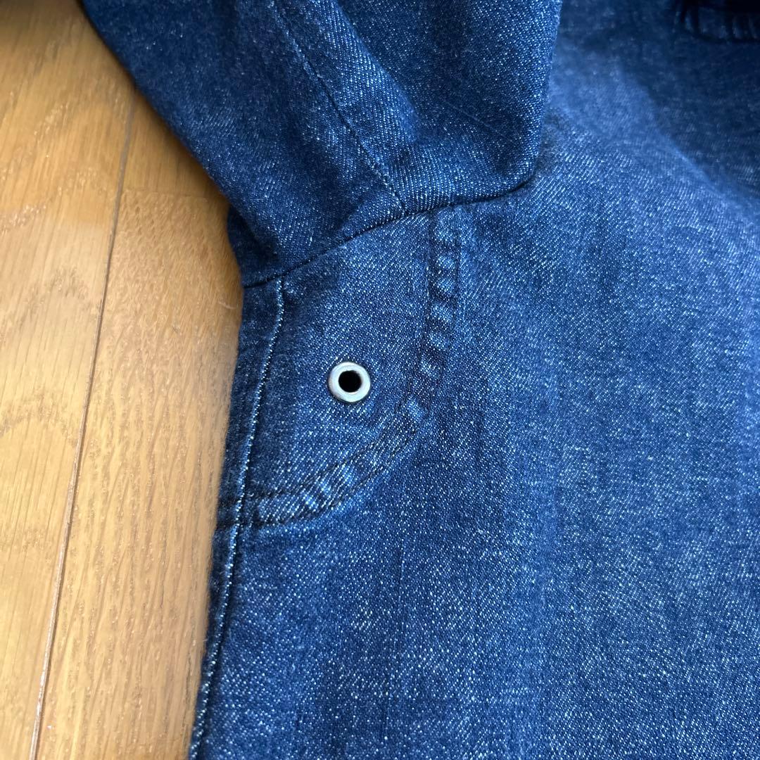 NON NO フード付きデニムジャケット（M）