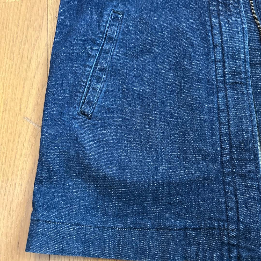 NON NO フード付きデニムジャケット（M）