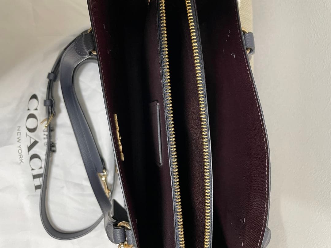 コーチ　ビジネス　ネイビー