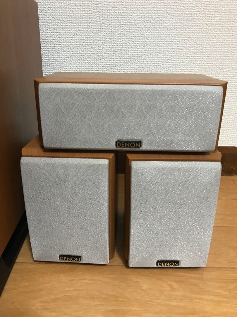 [9点セット]DENON サブウーファースピーカー DHT-300　スタンド付き