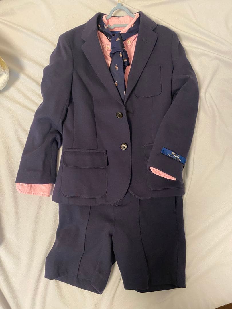 【入学式】POLO RALPH LAUREN ハーフパンツスーツ4点セット