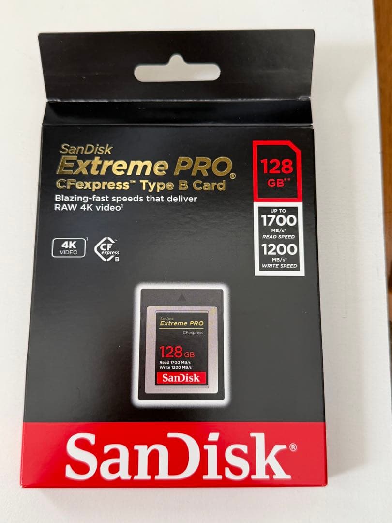 SanDisk Extreme PRO CFエクスプレスタイプB 128G