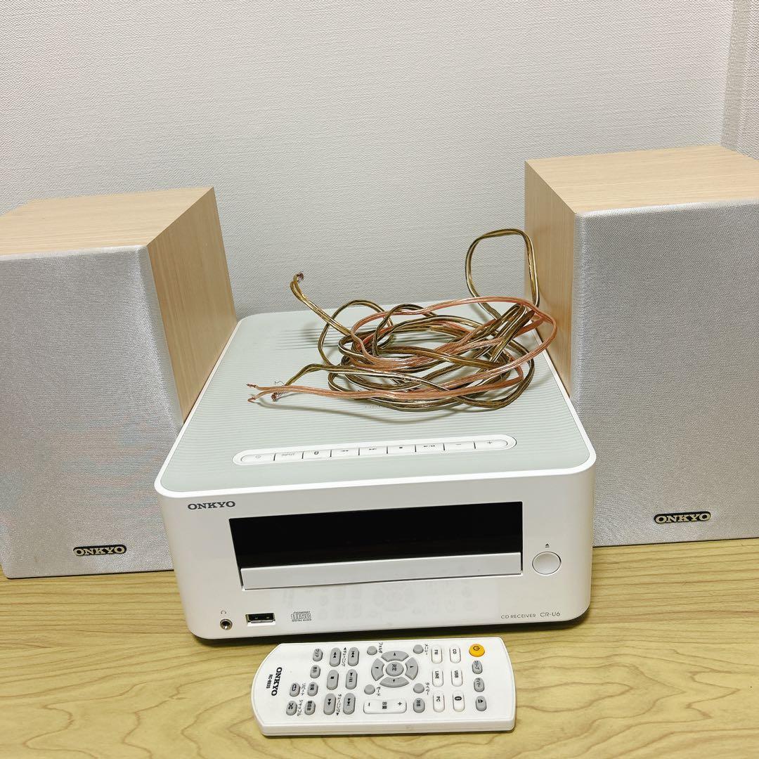 ONKYOミニコンポ CR-U6 ホワイト　動作確認済