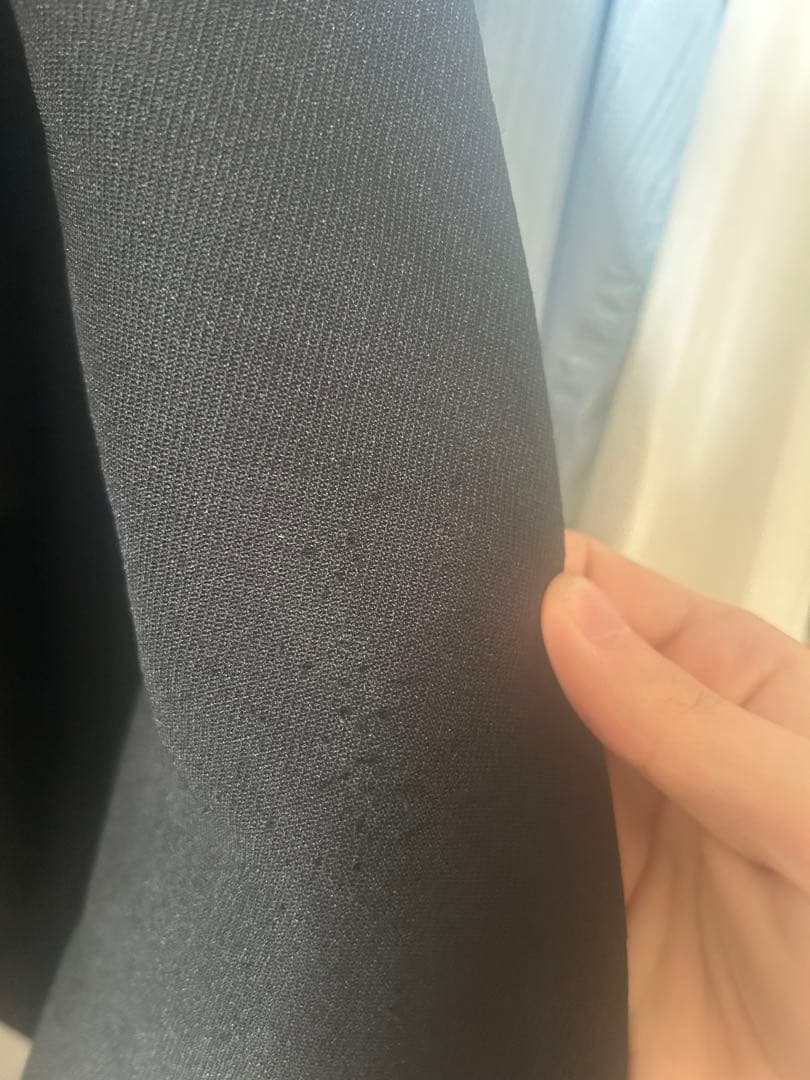 コムデギャルソンオムプリュス ポリ縮絨 ジャケット ブラック XS