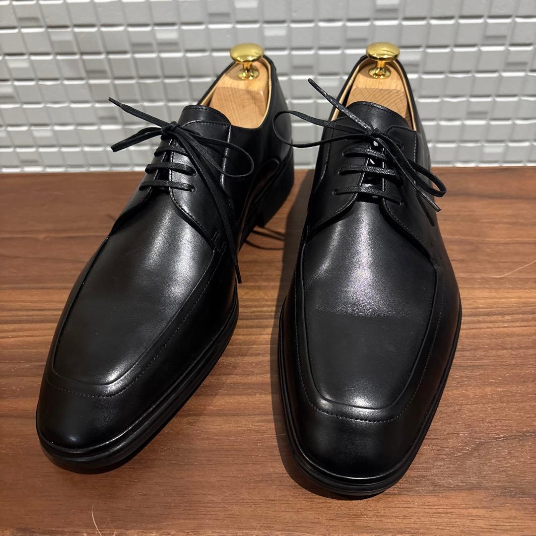 BALLY バリー ビジネスシューズ レザー Uチップ スクエア US8.5