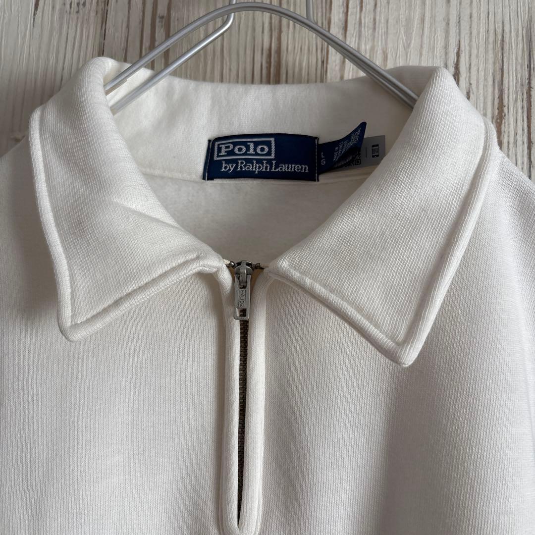 未使用メンズPOLO RALPH LAURENクォータージップアップシャツ