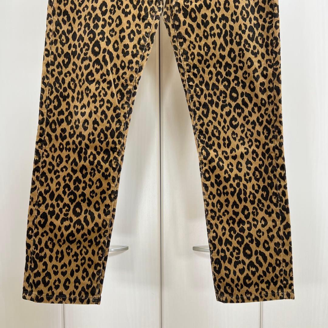 SAINT LAURENT PARIS 14AW レオパード コーデュロイパンツ