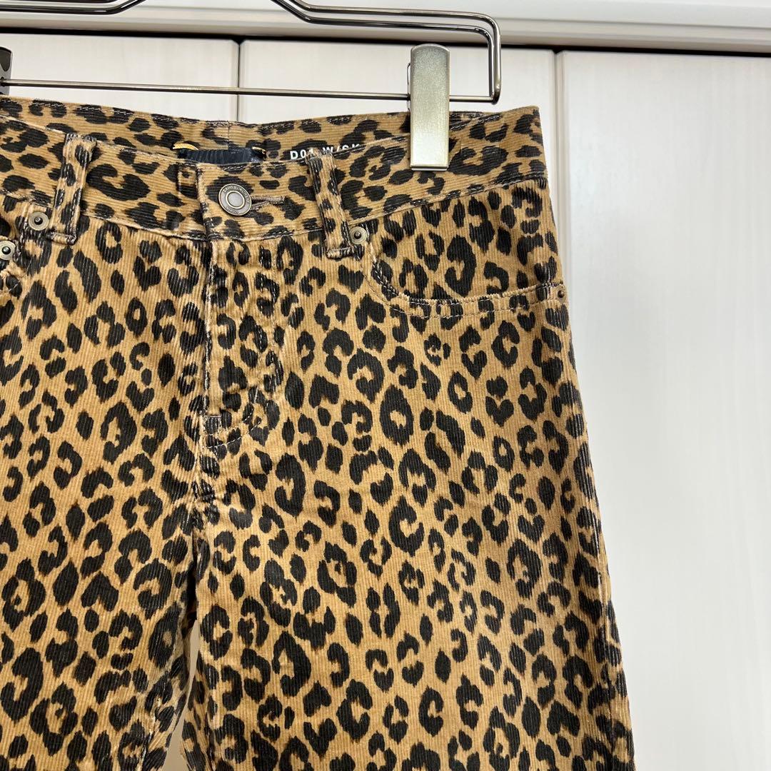 SAINT LAURENT PARIS 14AW レオパード コーデュロイパンツ