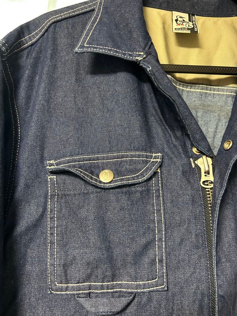 チャムス CHUMS メンズLサイズ デニム ツナギ