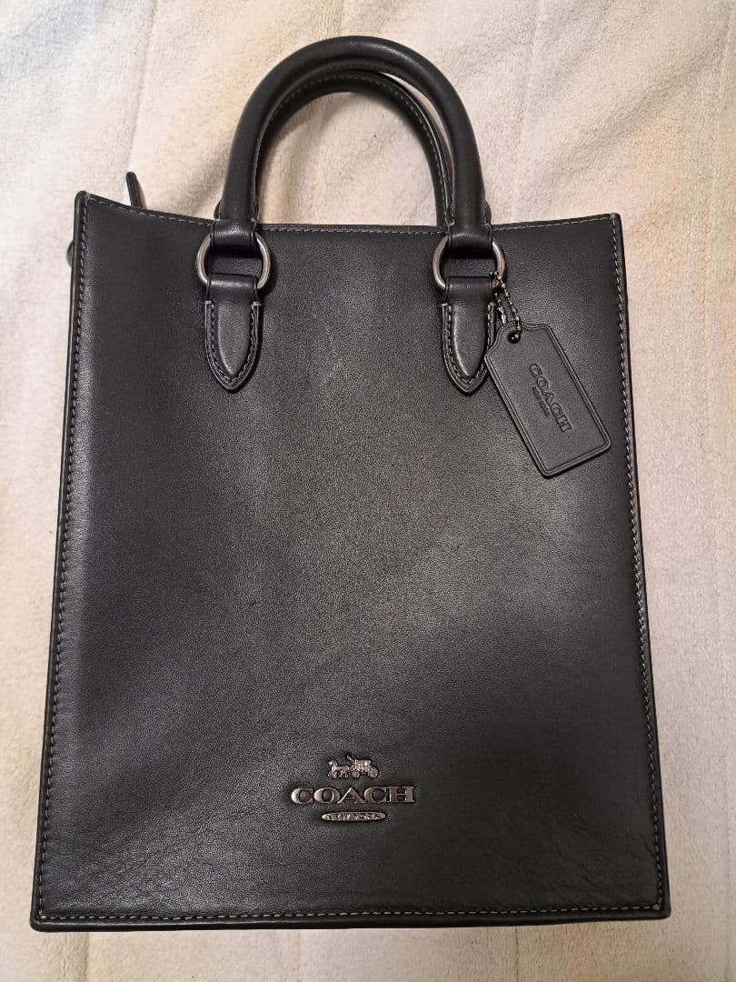 COACH トートバッグ　シグネチャー　 ブラック