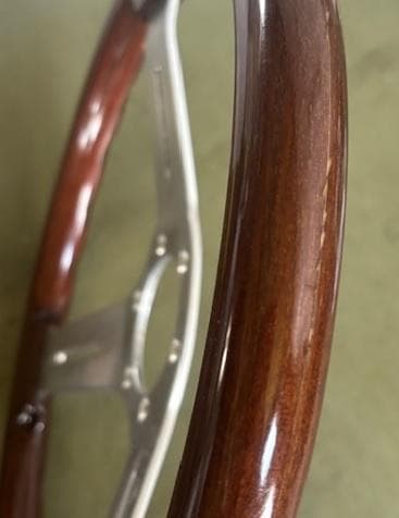 【再値下げ】NARDI ウッドステアリング 直径36.5cm