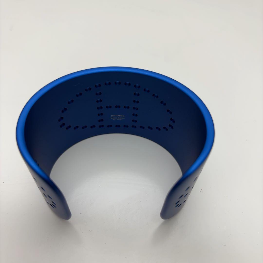 【美品】エルメス エブリン バングル レディース メンズ　ブルー系