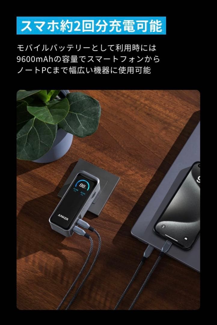 【ほぼ未使用】Anker Prime Power Bank