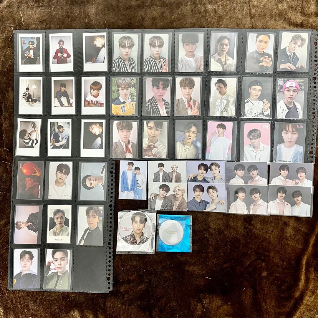 seventeen バーノン トレカ 缶バッジ まとめ売り