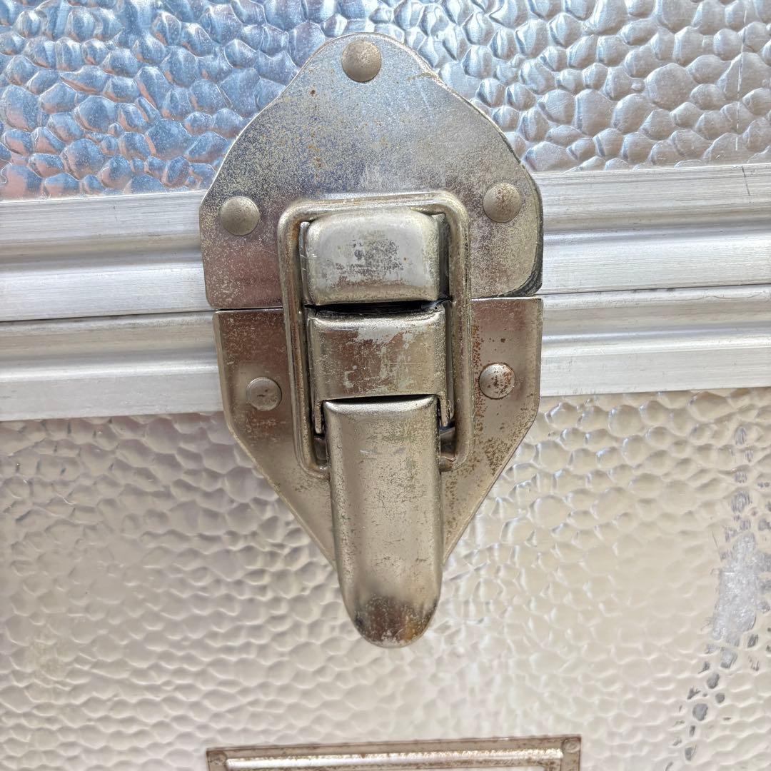 【ヴィンテージ】アルミ大型トランク 船トランク ケース インダストリアル