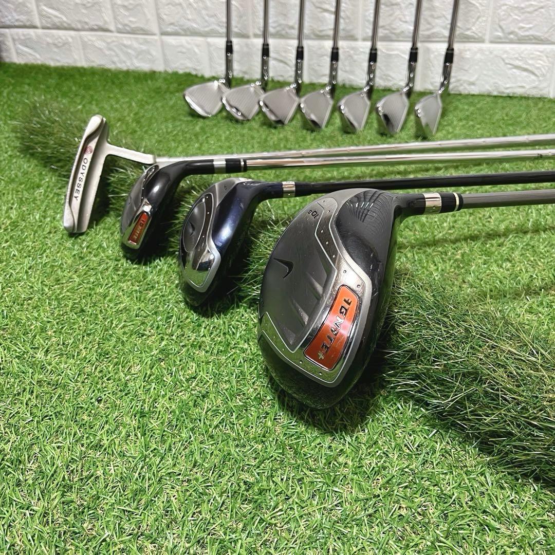 美品 ナイキ ODYSSY 初心者オススメ メンズゴルフクラブ11本セット