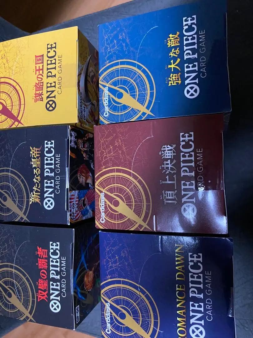 【未開封】テープカット無し ワンピースカード BOX 6 ボックス