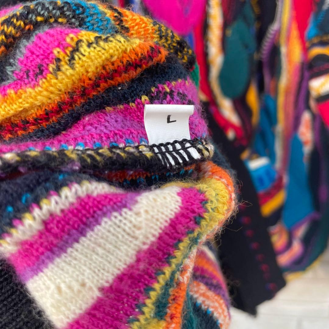 COOGI　セーター　L　3D　ウール100　オーストラリア製