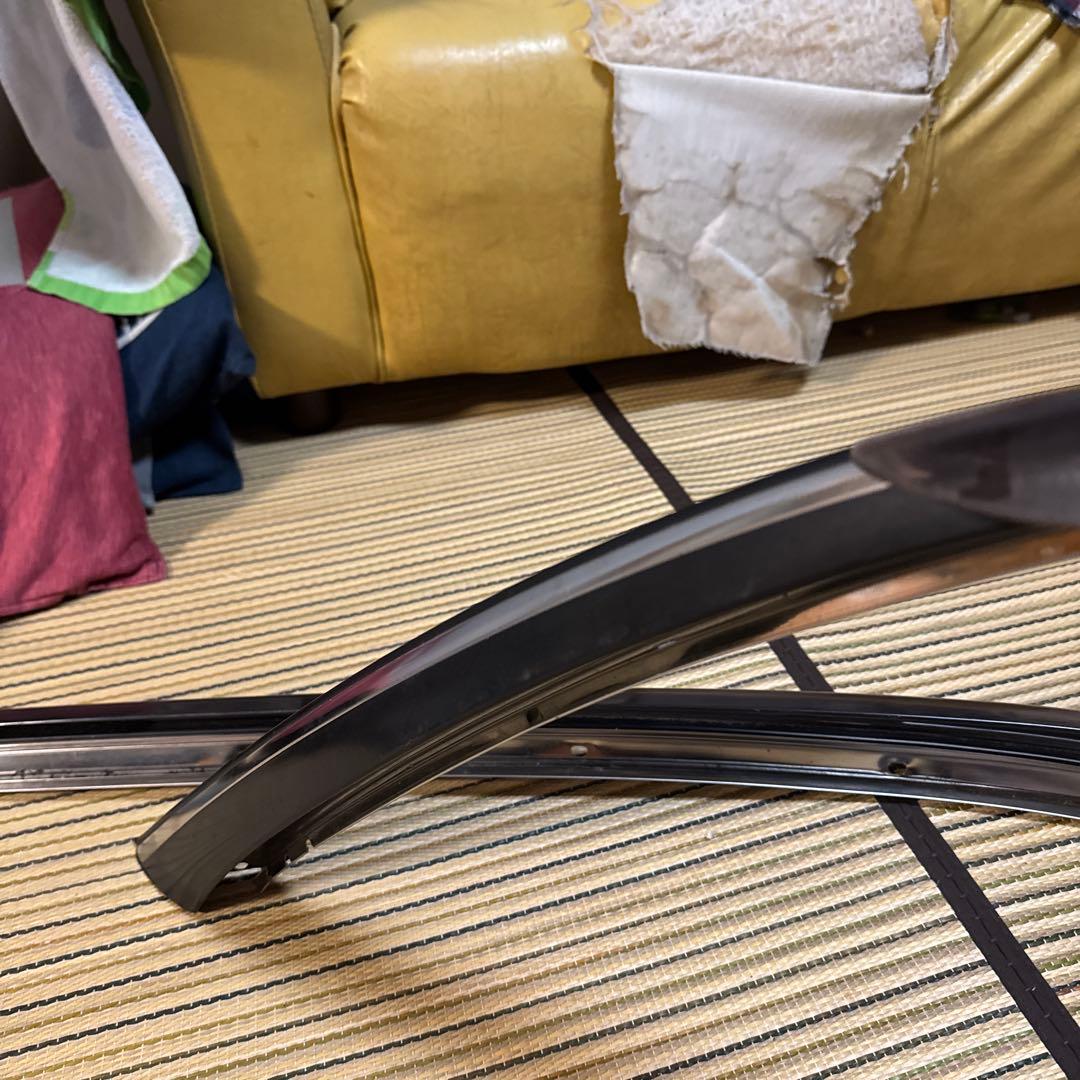 jzx100マークII用純正バイザー　ルーフサイドドリップモールのセット